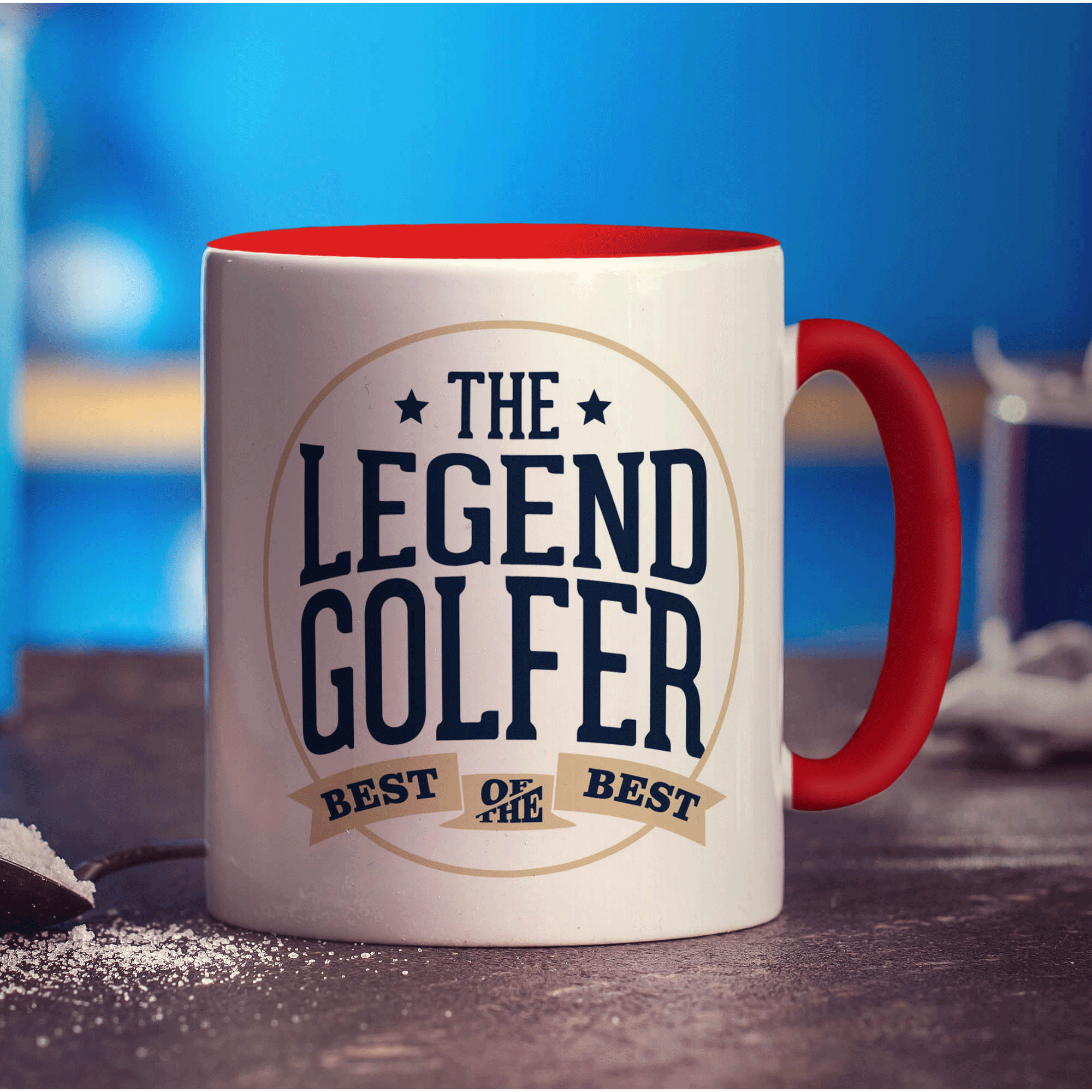 The Legend Golfer - Best of the Best Mug - Standard 330ml (11oz) / Red