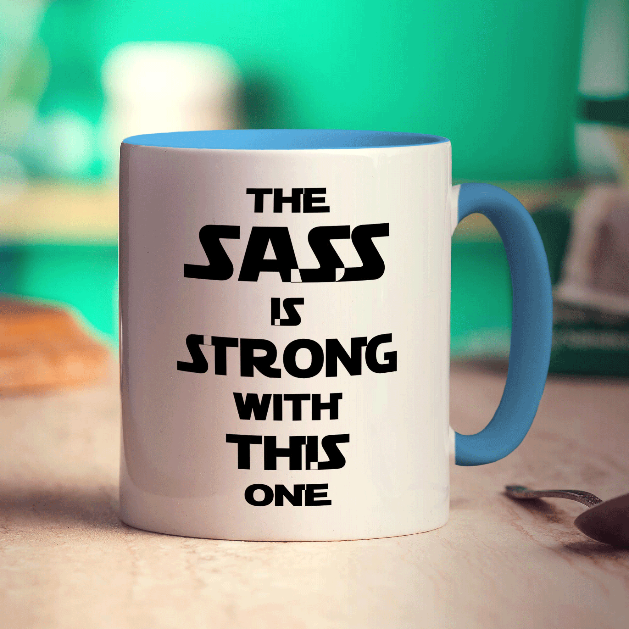 The Sass is Strong with This One Mug - Standard 330ml (11oz) / Blue