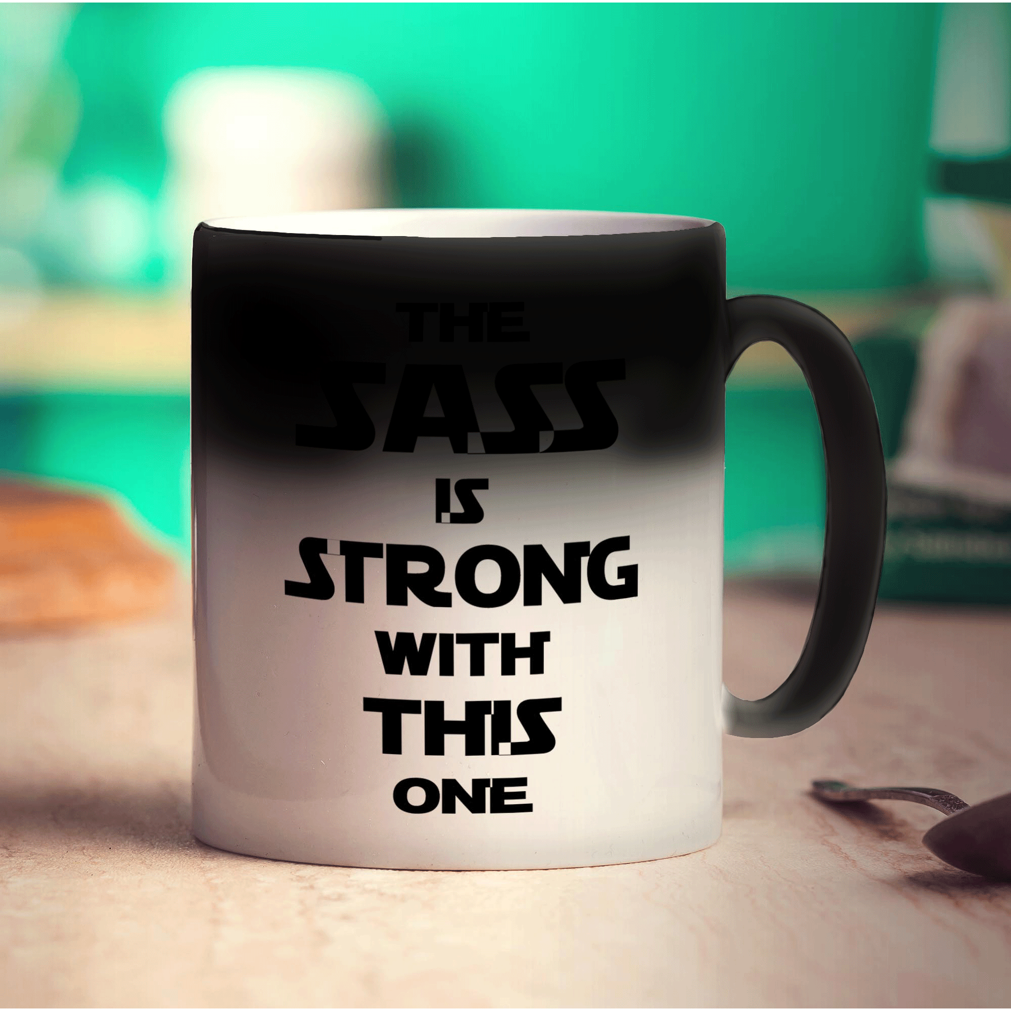 The Sass is Strong with This One Mug - Standard 330ml (11oz) / Magic Mug