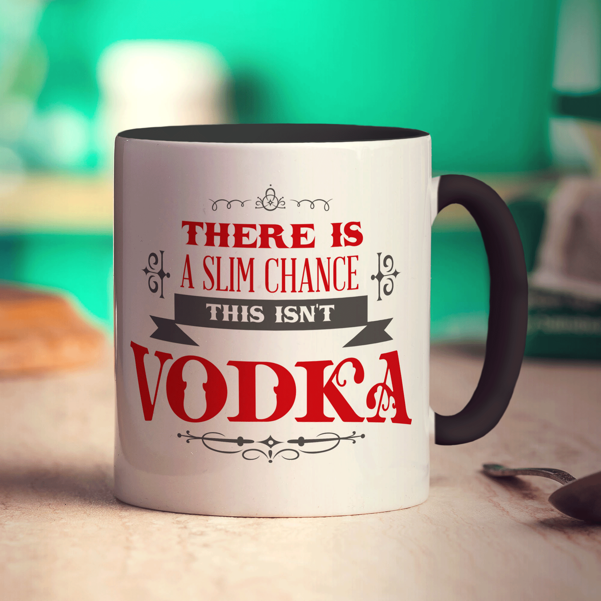 There is a Slim Chance This isn't Vodka Mug - Standard 330ml (11oz) / Black