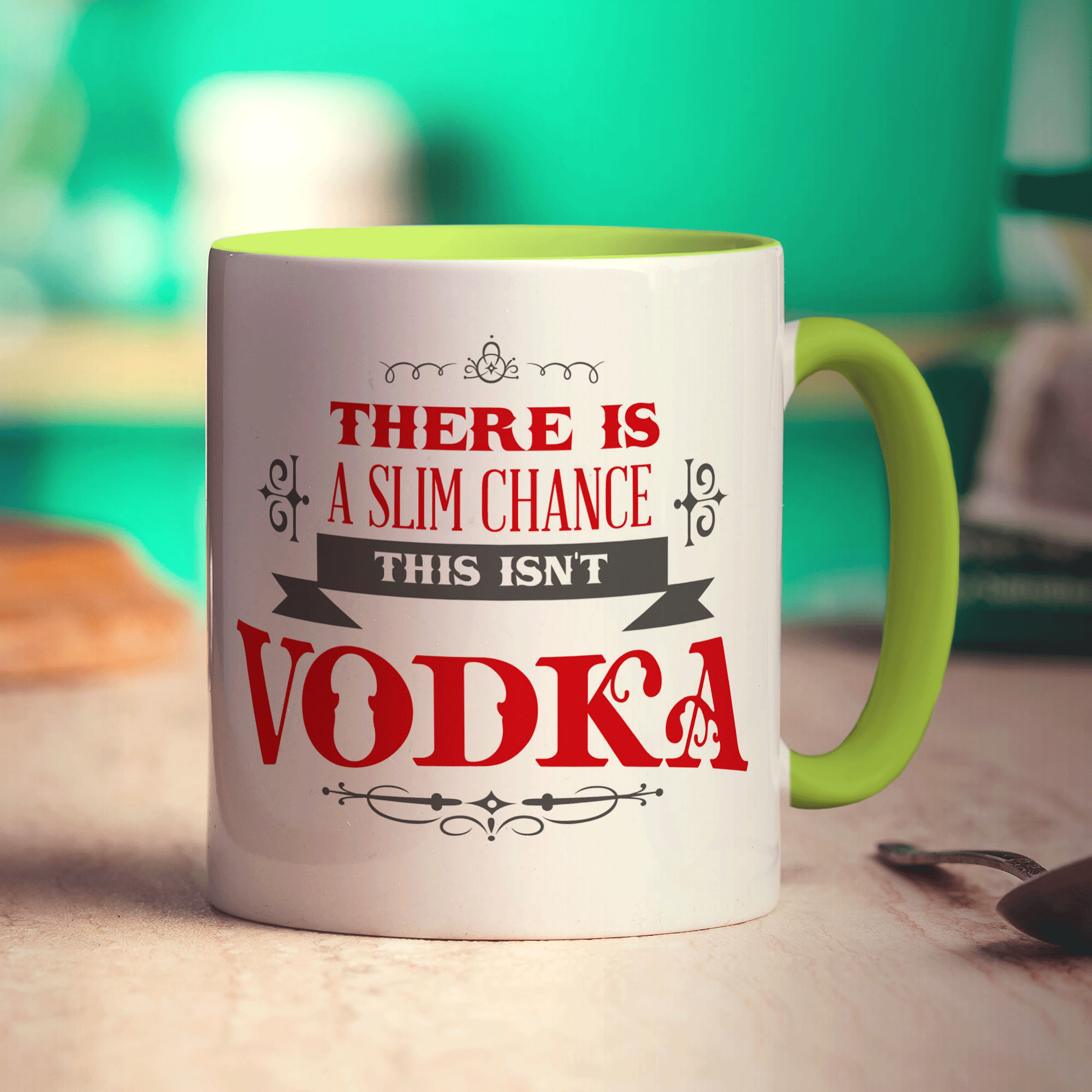There is a Slim Chance This isn't Vodka Mug - Standard 330ml (11oz) / Green