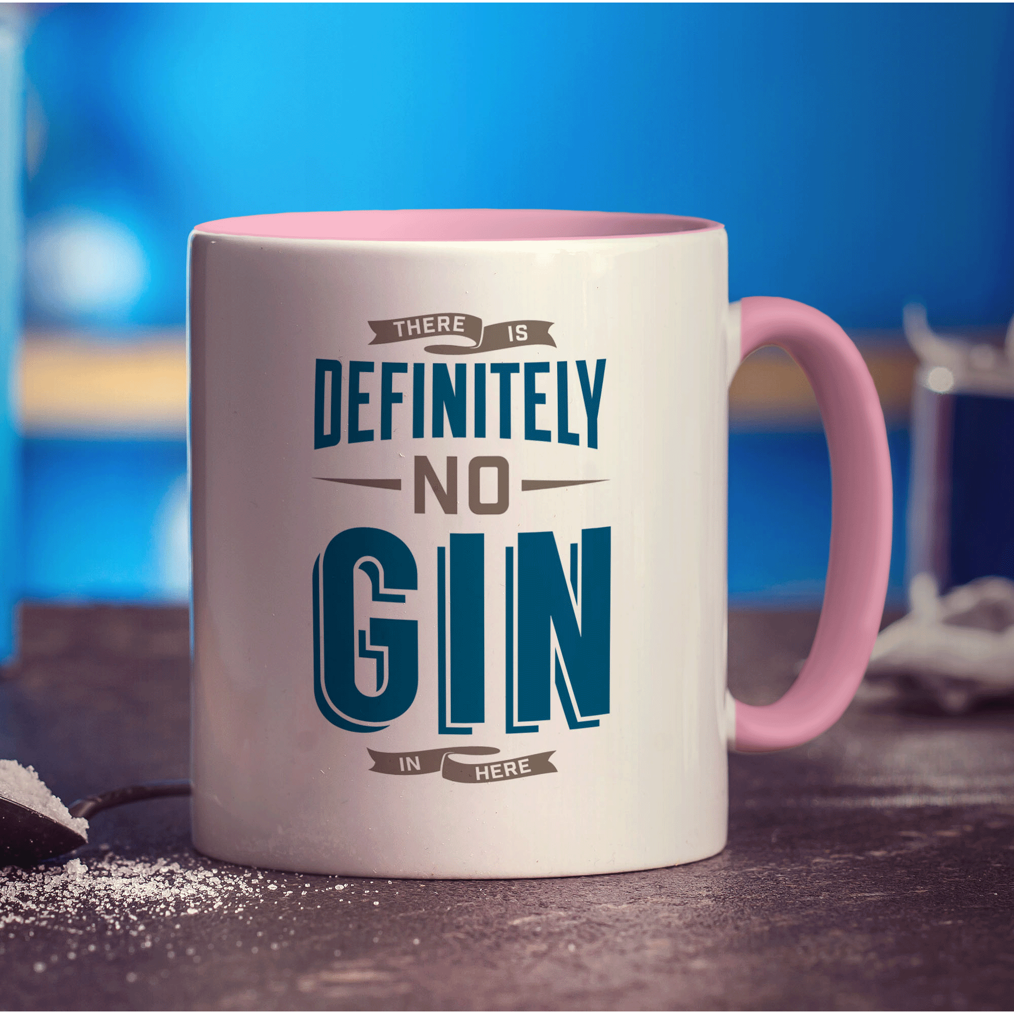 There is Definitely No Gin in Here Mug - Standard 330ml (11oz) / Pink