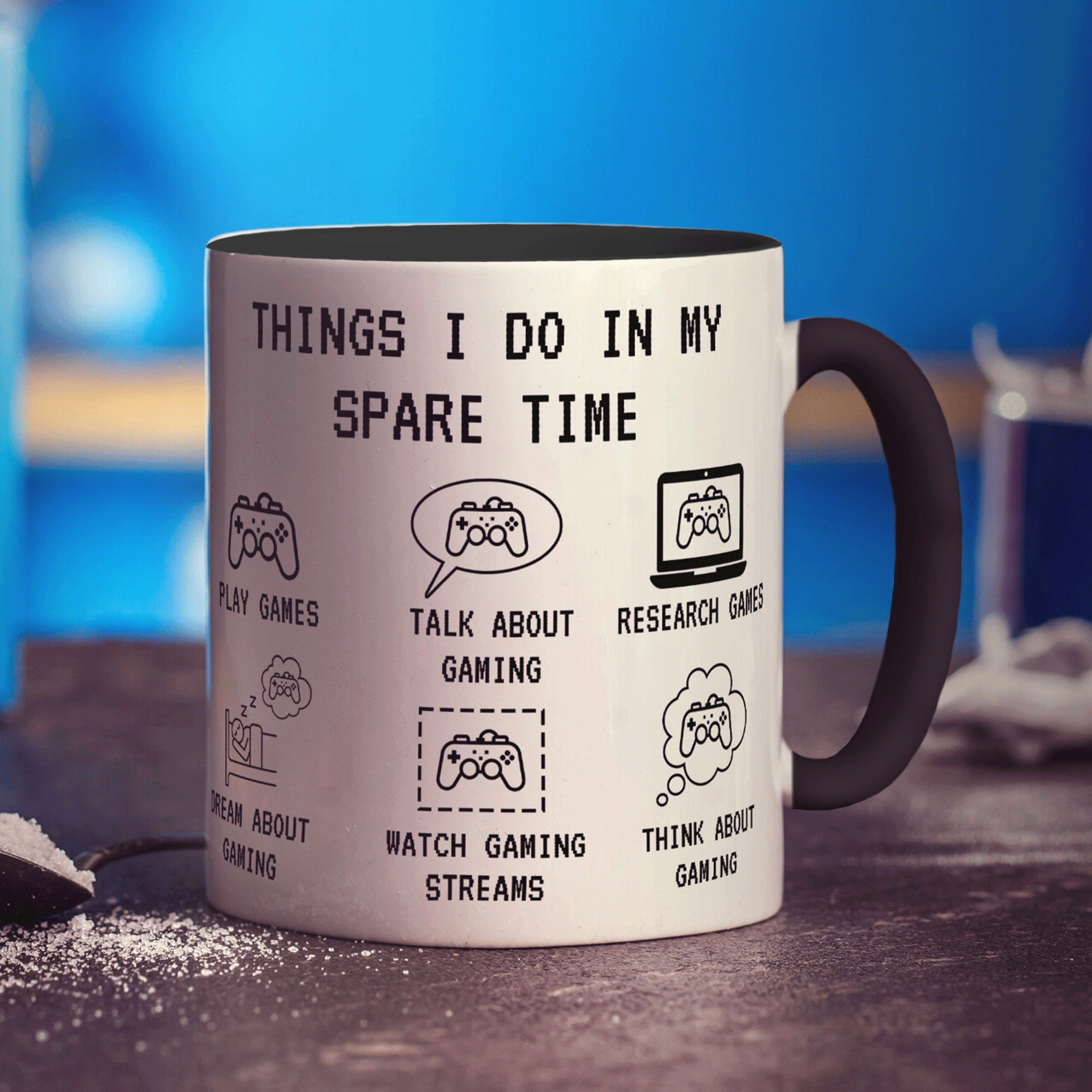 Thing I do in my Spare Time Gamer Mug