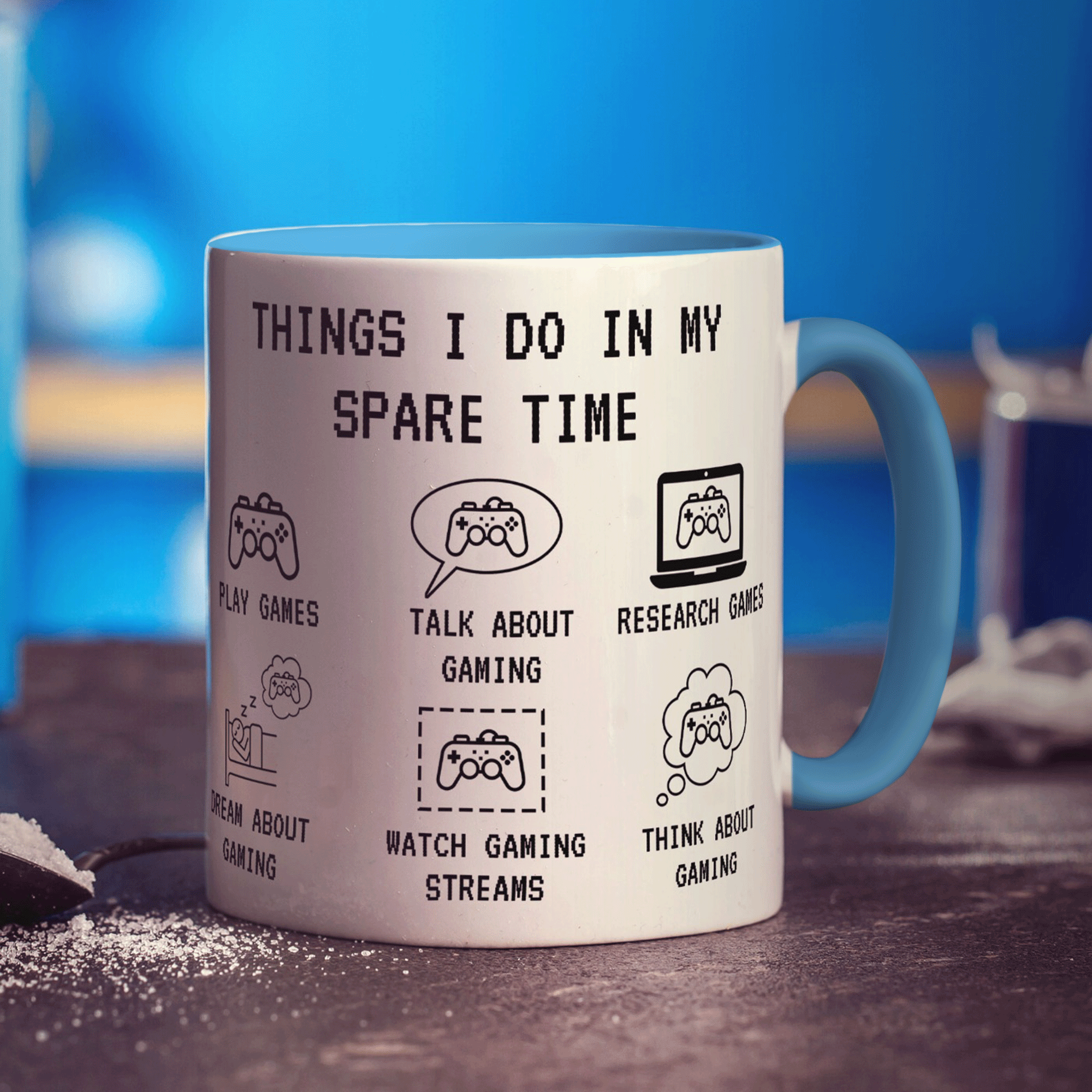 Thing I do in my Spare Time Gamer Mug