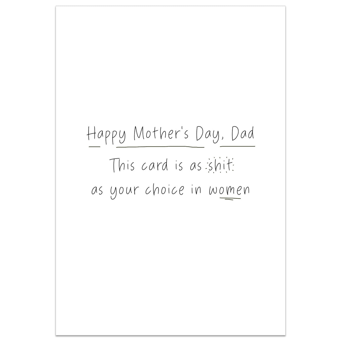 This Card is as Shit as Your Choice in Women Card