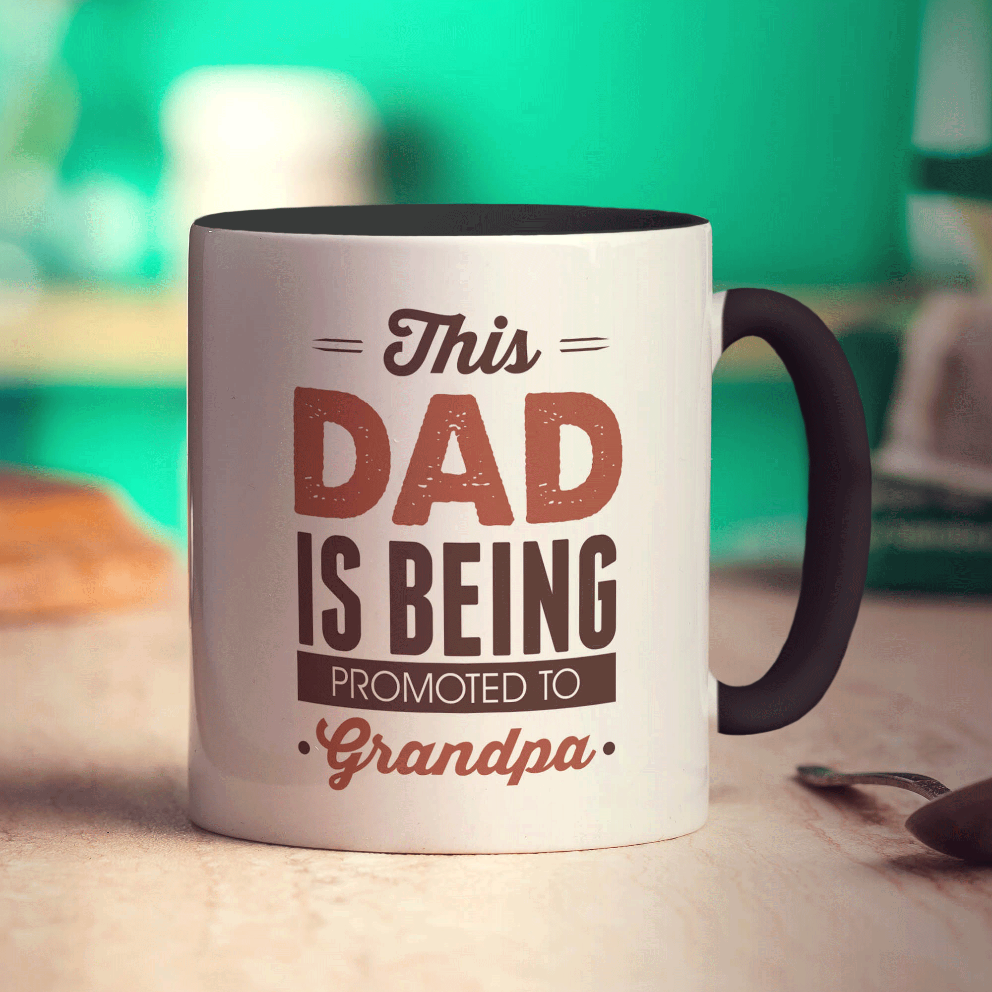 This Dad is Being Promoted to Grandpa Mug