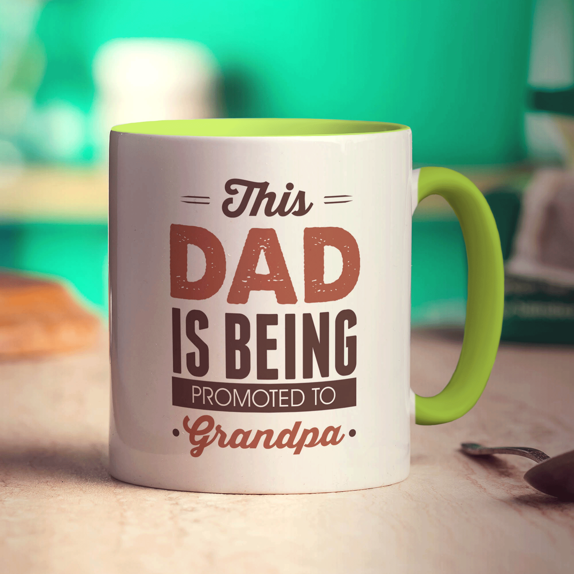 This Dad is Being Promoted to Grandpa Mug