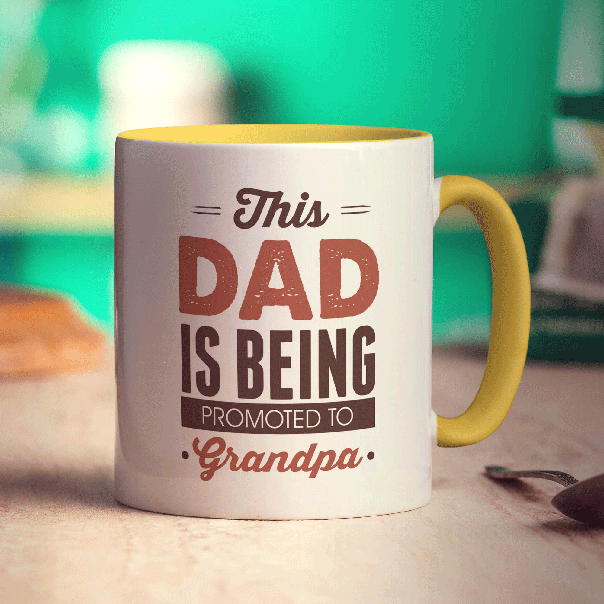 This Dad is Being Promoted to Grandpa Mug