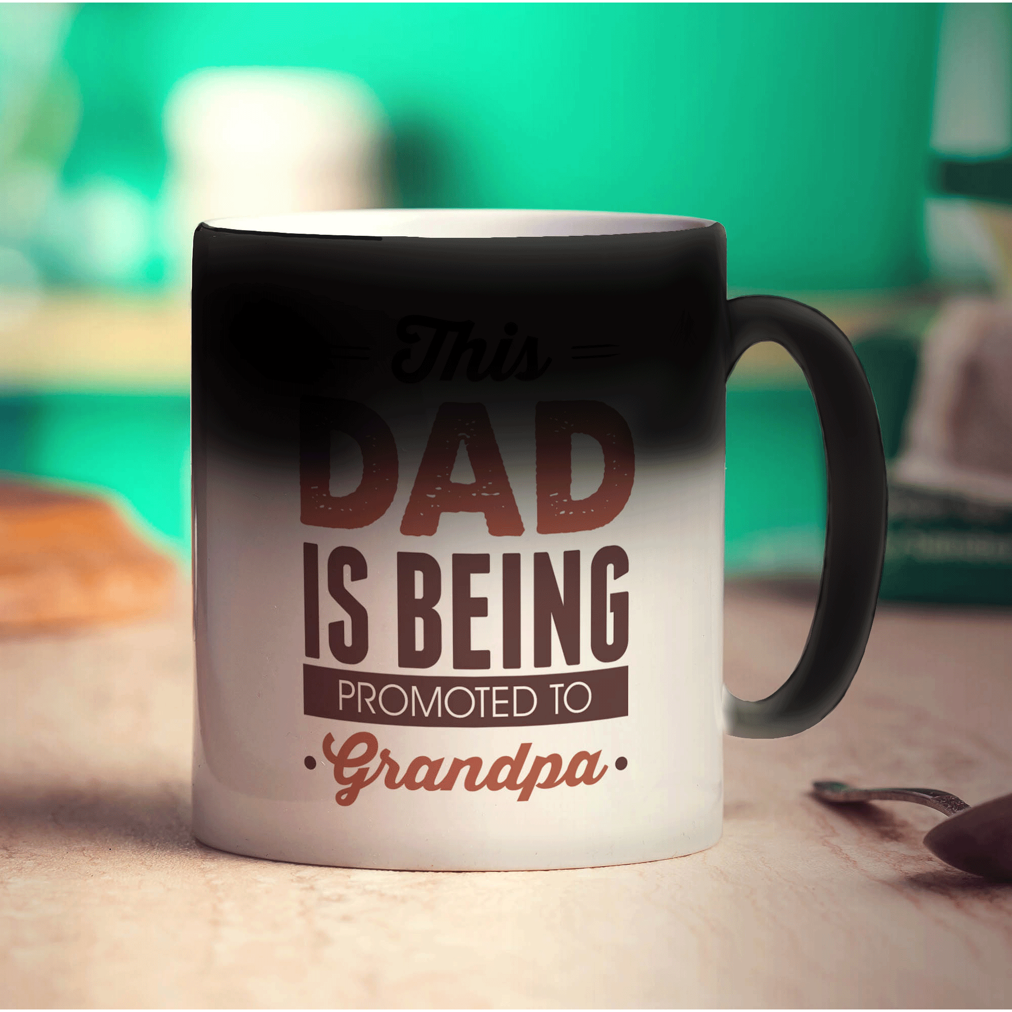 This Dad is Being Promoted to Grandpa Mug