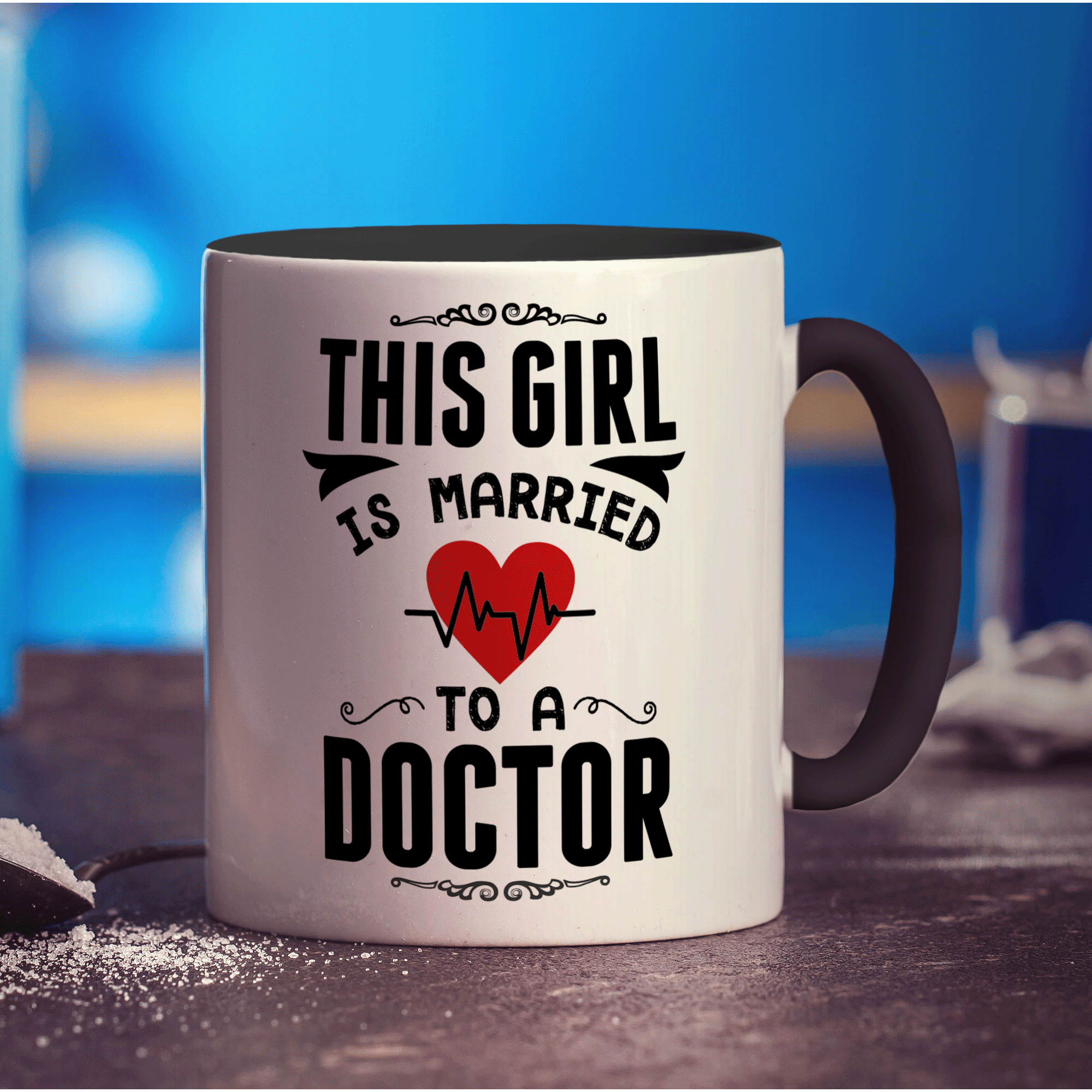 This Girl Is Married To a Doctor Mug - Standard 330ml (11oz) / Black