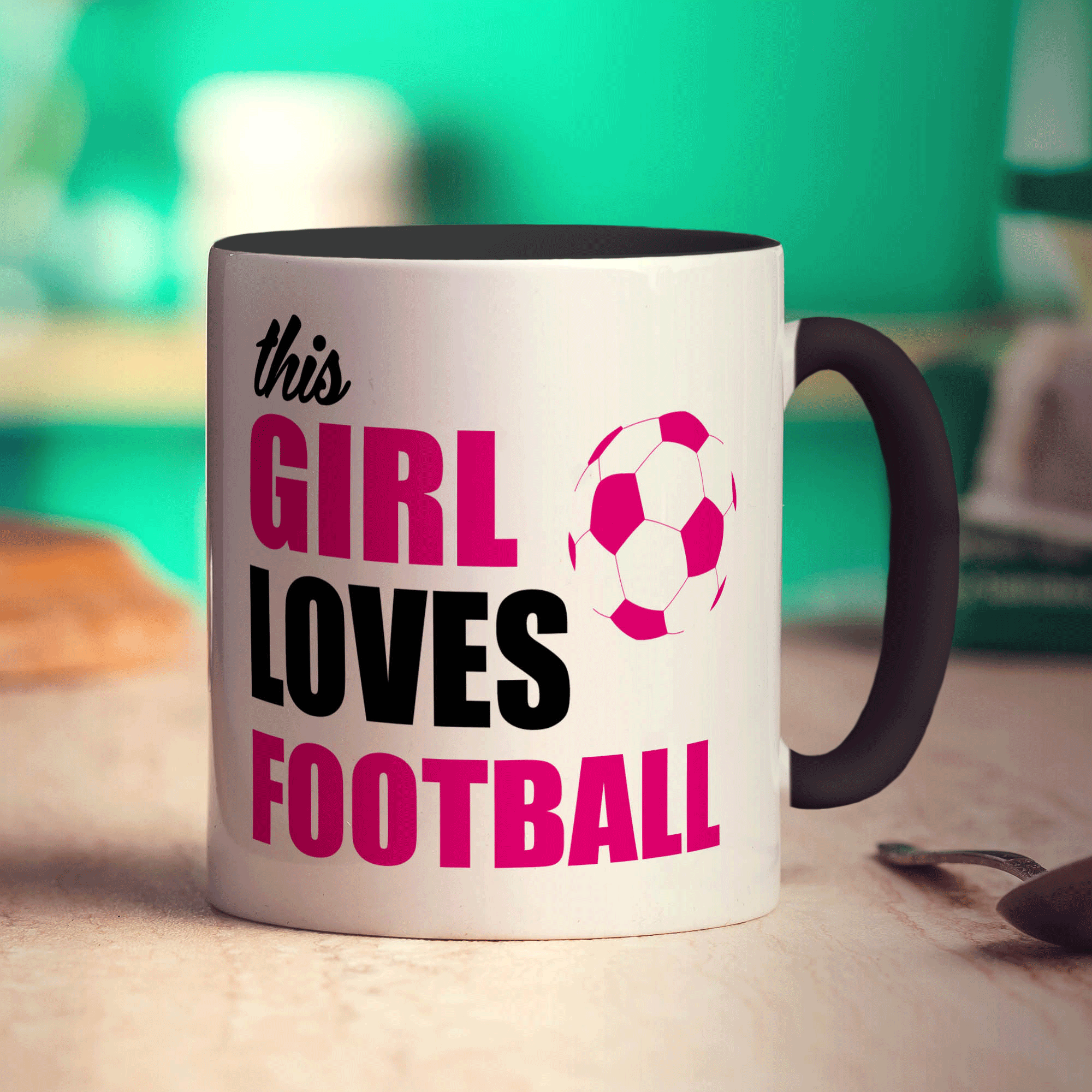 This Girl Loves Football Mug