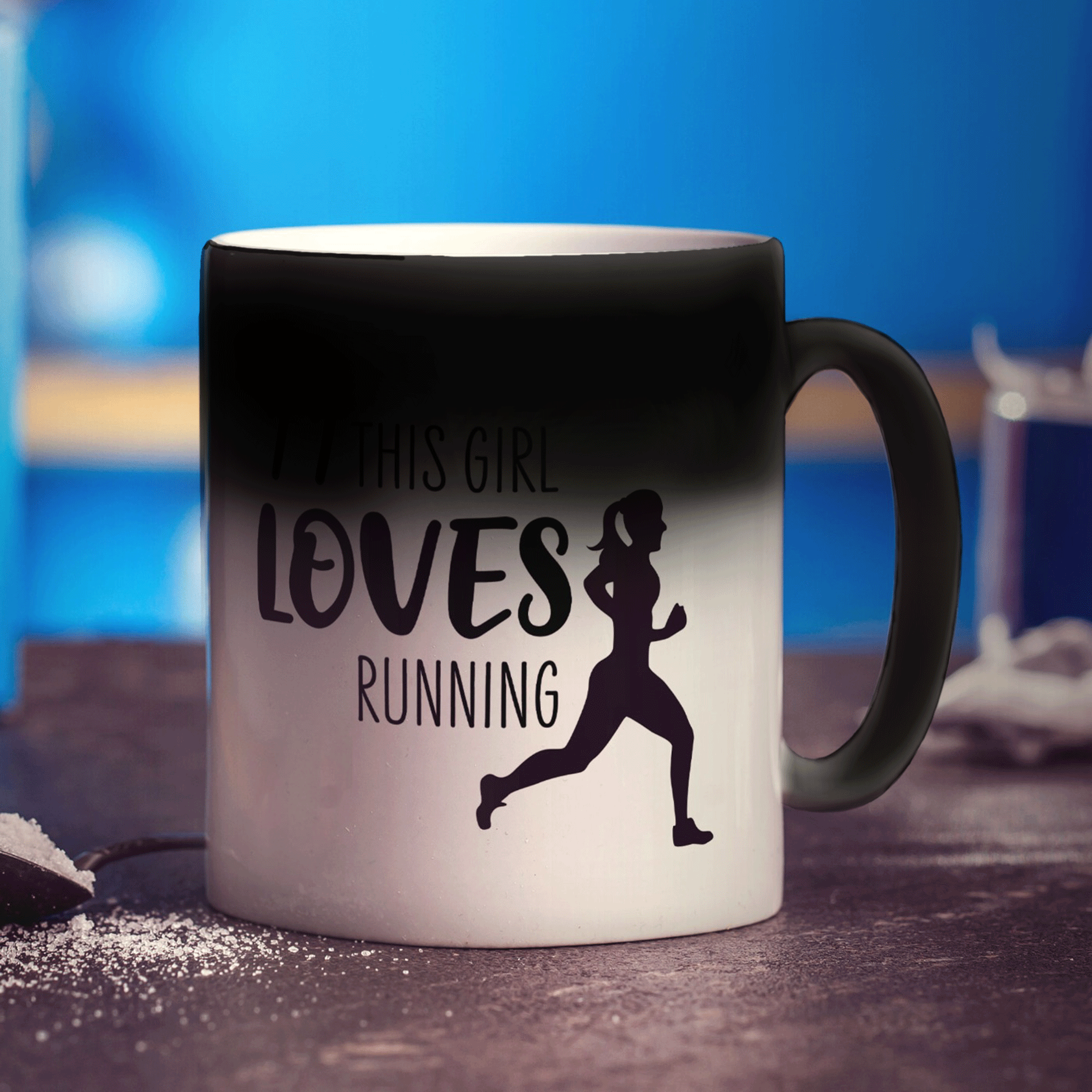 This Girl Loves Running Mug