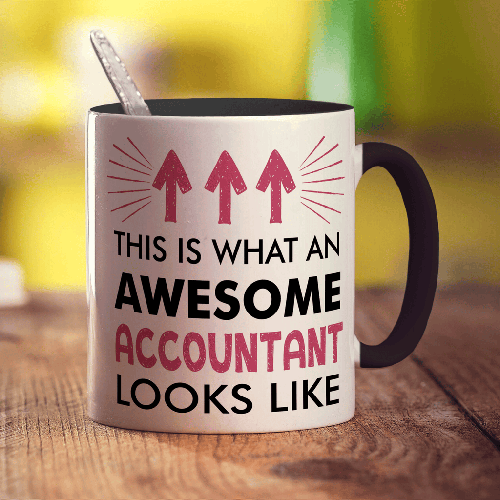This is What An Awesome Accountant Looks Like Mug - Standard 330ml (11oz) / Black