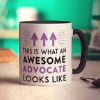 This Is What An Awesome Advocate Looks Like Mug - Standard 330ml (11oz) / Black