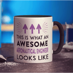 This Is What An Awesome Aeronautical Engineer Looks Like Mug - Standard 330ml (11oz) / Black