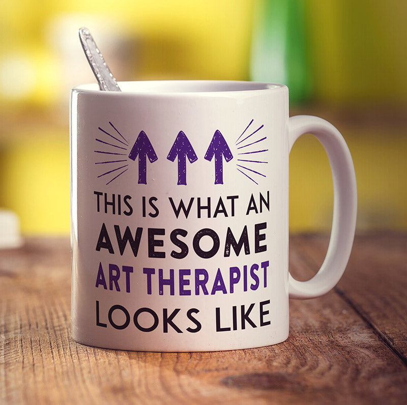 This Is What An Awesome Art Therapist Looks Like Mug
