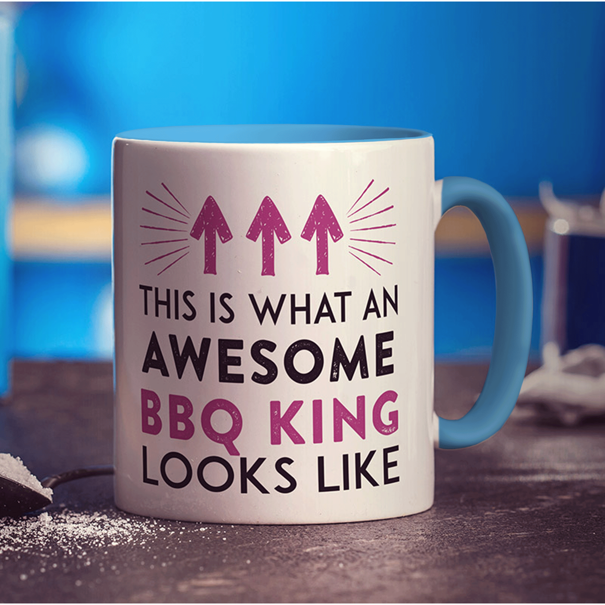 This Is What An Awesome Bbq King Looks Like Mug