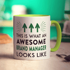This Is What An Awesome Brand Manager Looks Like Mug - Standard 330ml (11oz) / Green