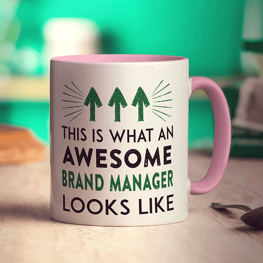 This Is What An Awesome Brand Manager Looks Like Mug - Standard 330ml (11oz) / Pink