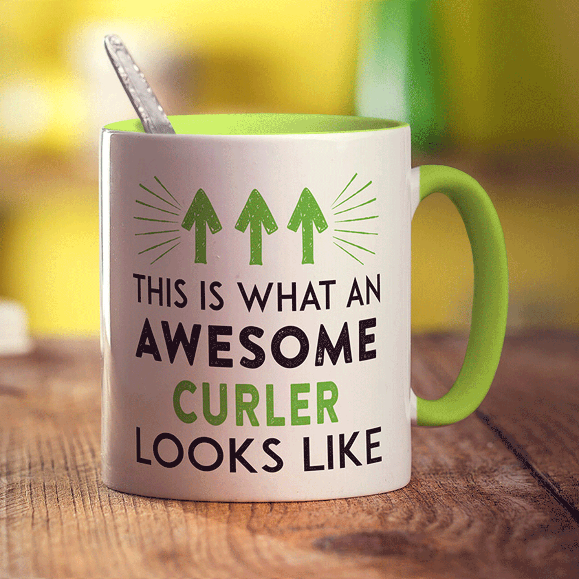 This Is What An Awesome Curler Looks Like Mug