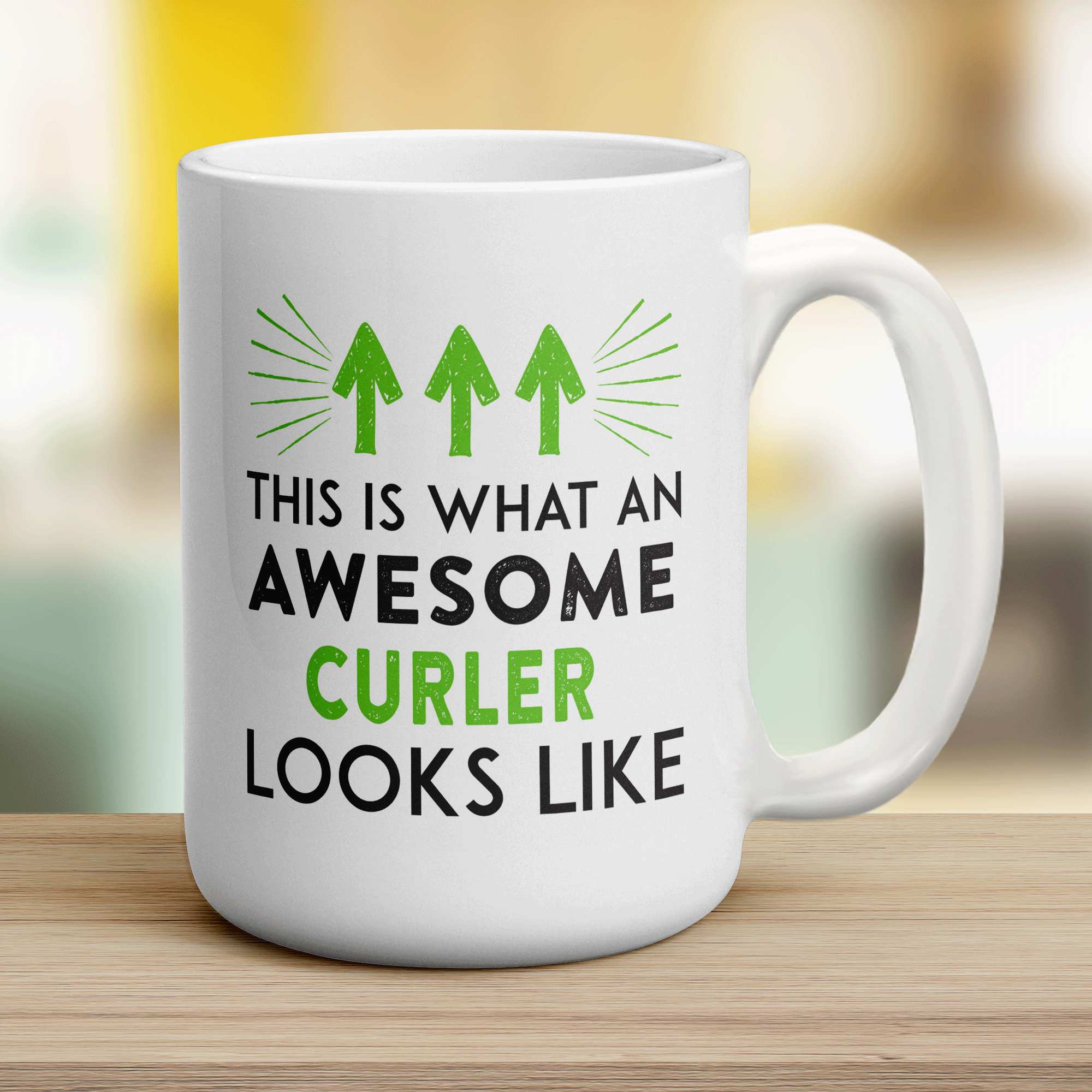 This Is What An Awesome Curler Looks Like Mug