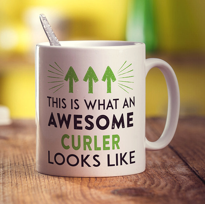 This Is What An Awesome Curler Looks Like Mug