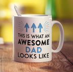 This Is What An Awesome Dad Looks Like Mug - Standard 330ml (11oz) / White