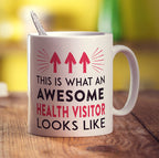 This Is What An Awesome Health Visitor Looks Like Mug - Standard 330ml (11oz) / White