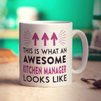 This Is What An Awesome Kitchen Manager Looks Like Mug - Standard 330ml (11oz) / White