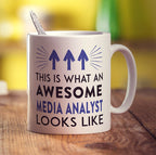 This Is What An Awesome Media Analyst Looks Like Mug - Standard 330ml (11oz) / White