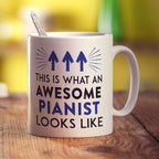 This Is What An Awesome Pianist Looks Like Mug - Standard 330ml (11oz) / White