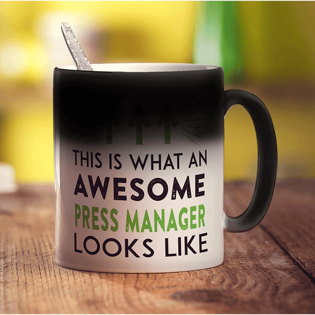 This Is What An Awesome Press Manager Looks Like Mug - Standard 330ml (11oz) / Magic Mug