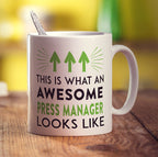 This Is What An Awesome Press Manager Looks Like Mug - Standard 330ml (11oz) / White