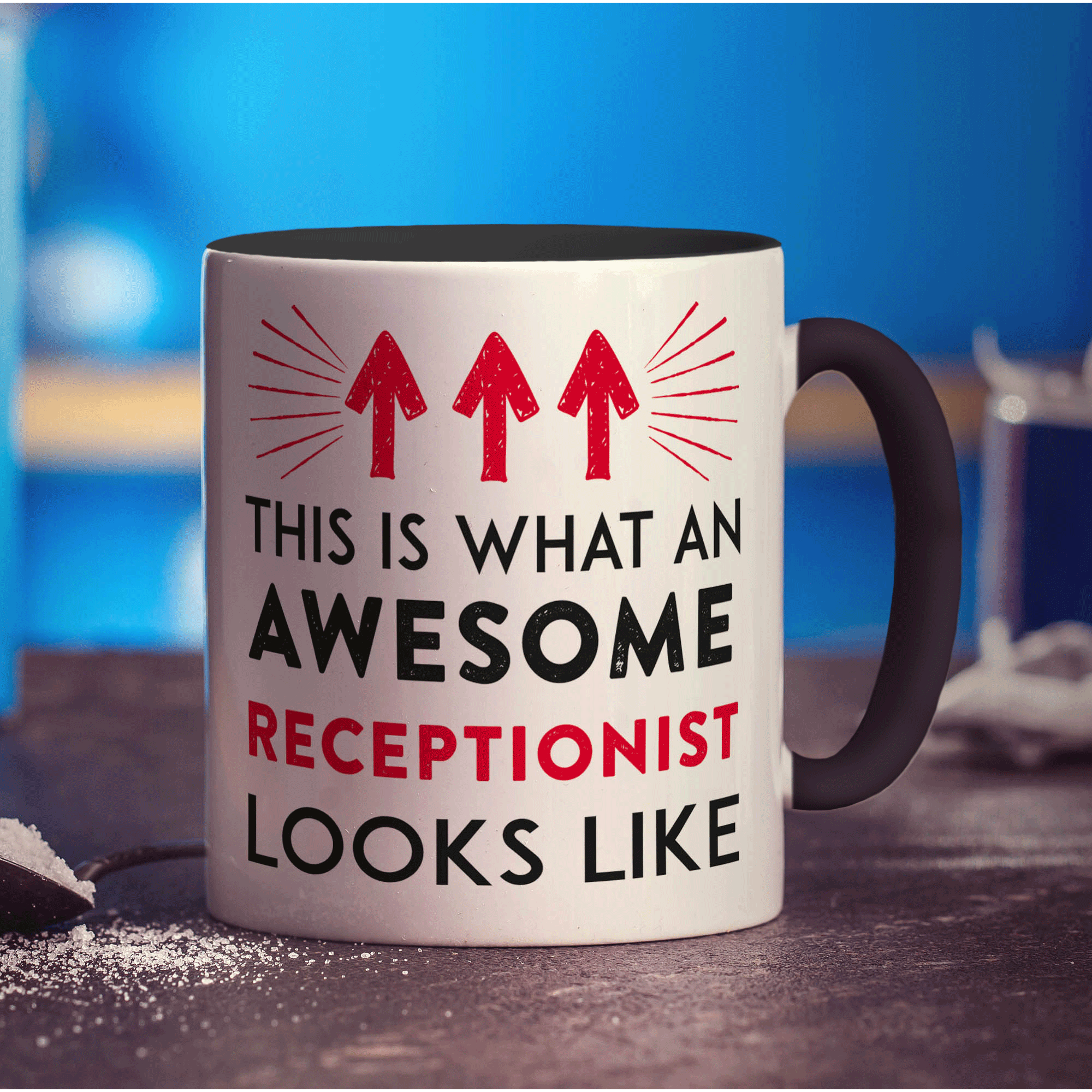 This is What an Awesome Receptionist Looks Like Mug