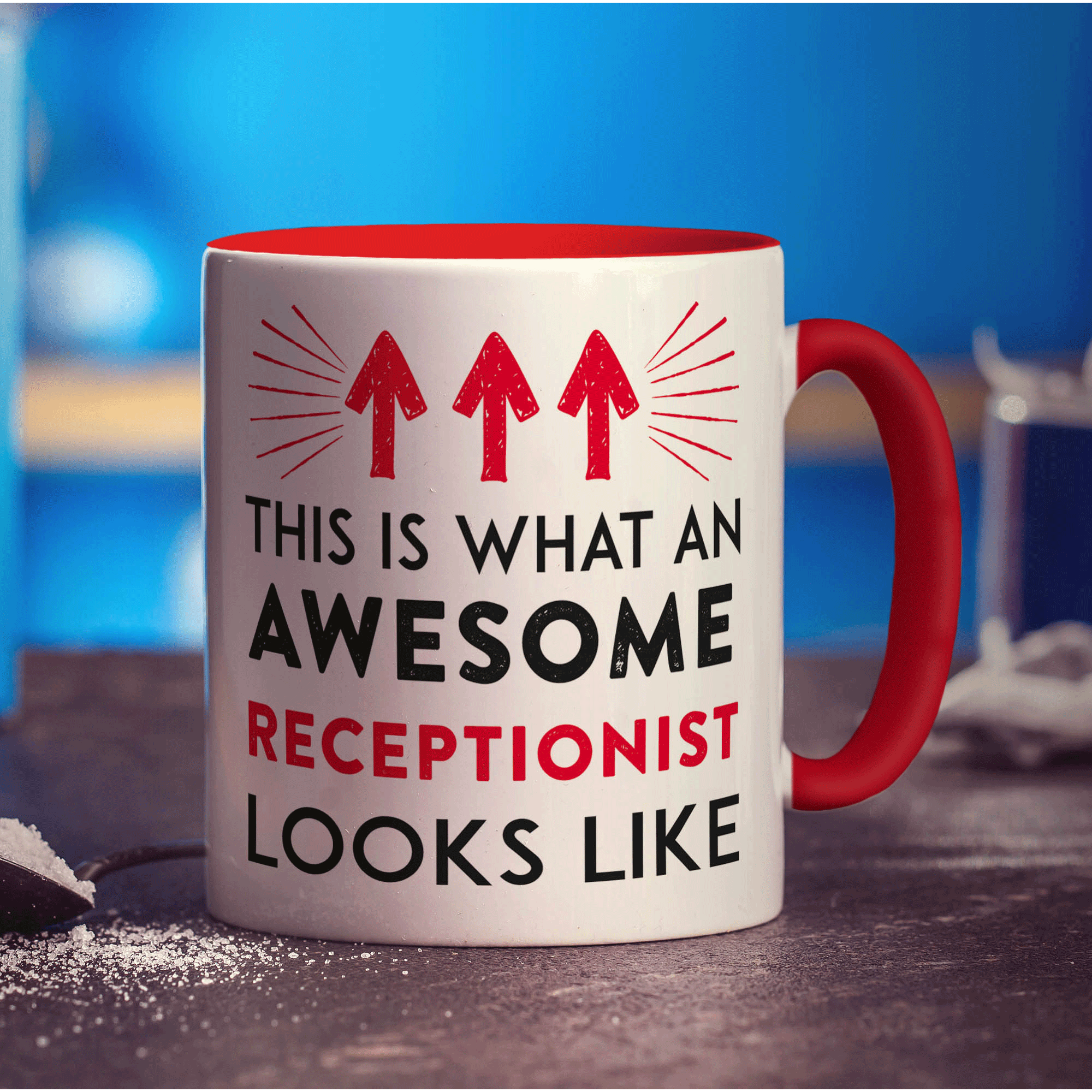 This is What an Awesome Receptionist Looks Like Mug