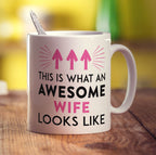 This Is What An Awesome Wife Looks Like Mug - Standard 330ml (11oz) / White