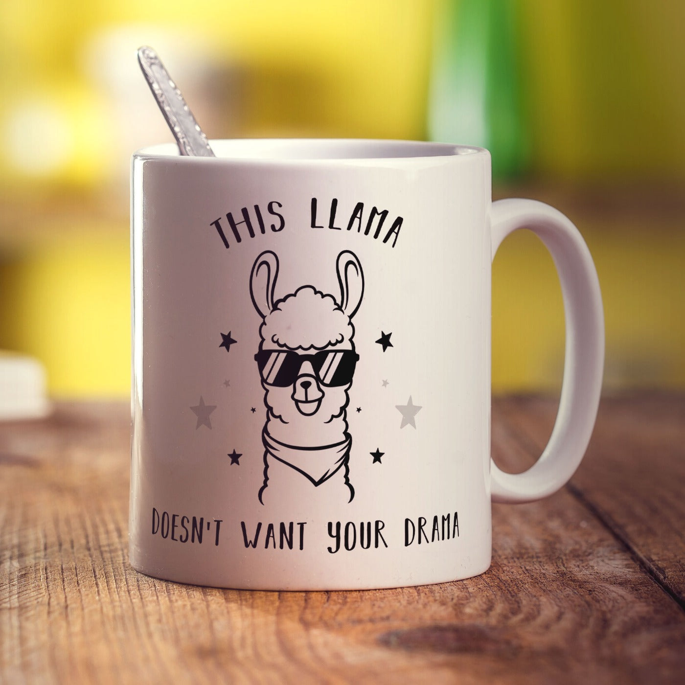 This Llama Doesn't Want Your Drama Mug