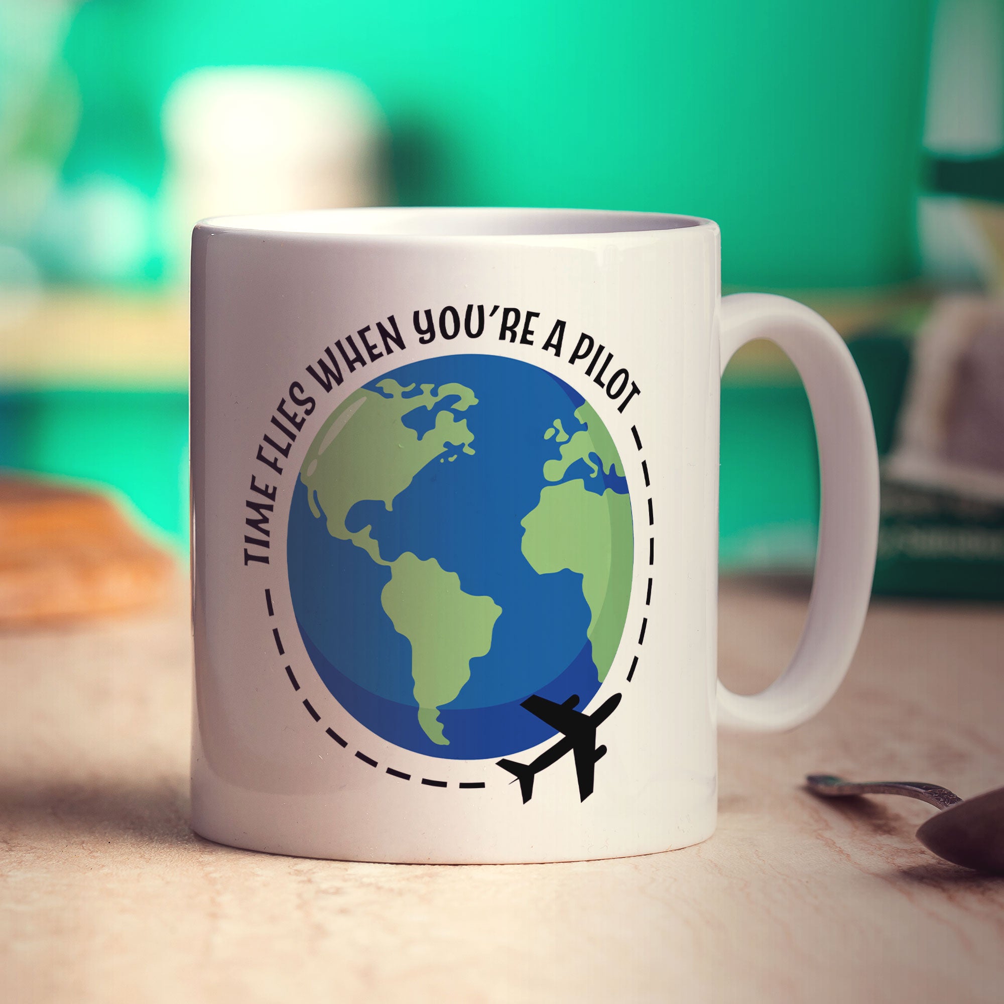 Time Flies When You're a Pilot Mug