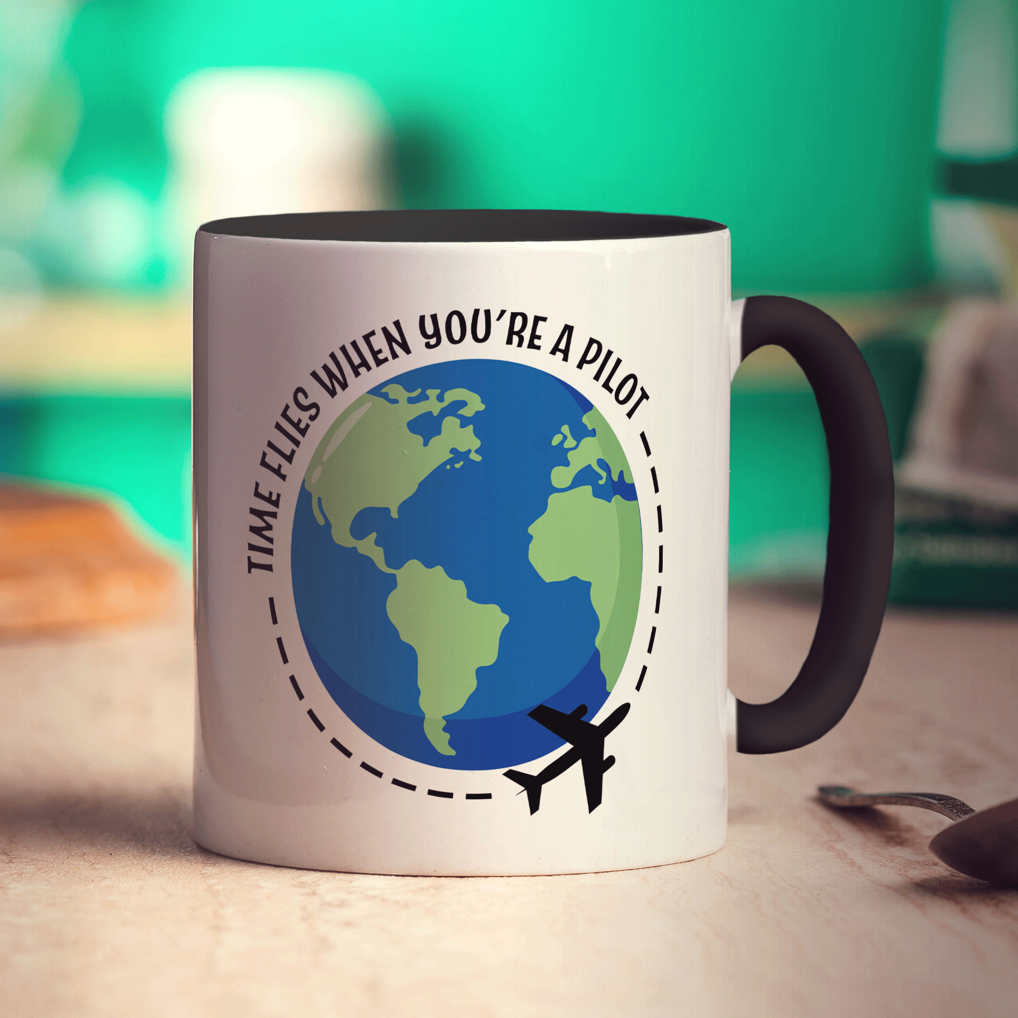 Time Flies When You're a Pilot Mug