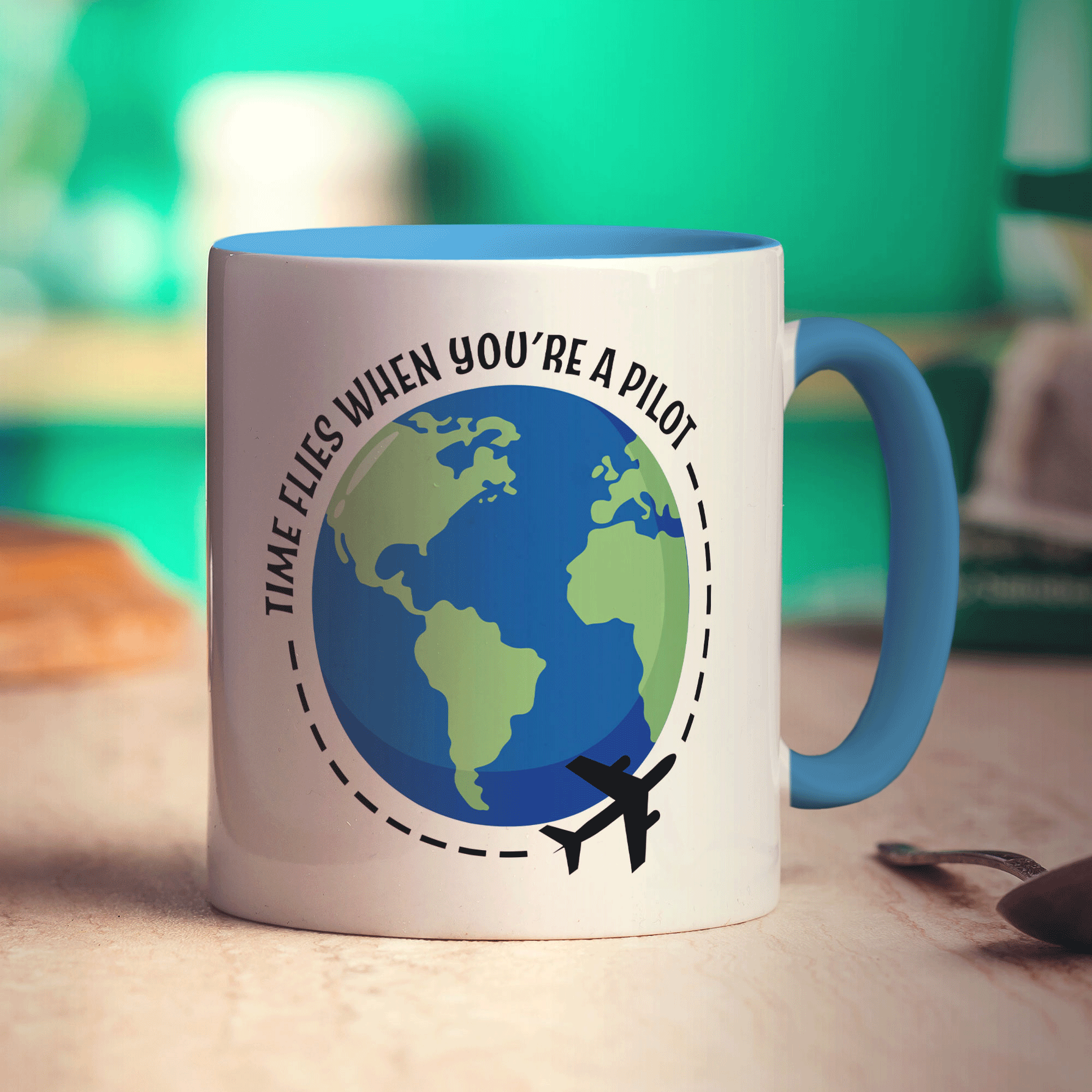 Time Flies When You're a Pilot Mug