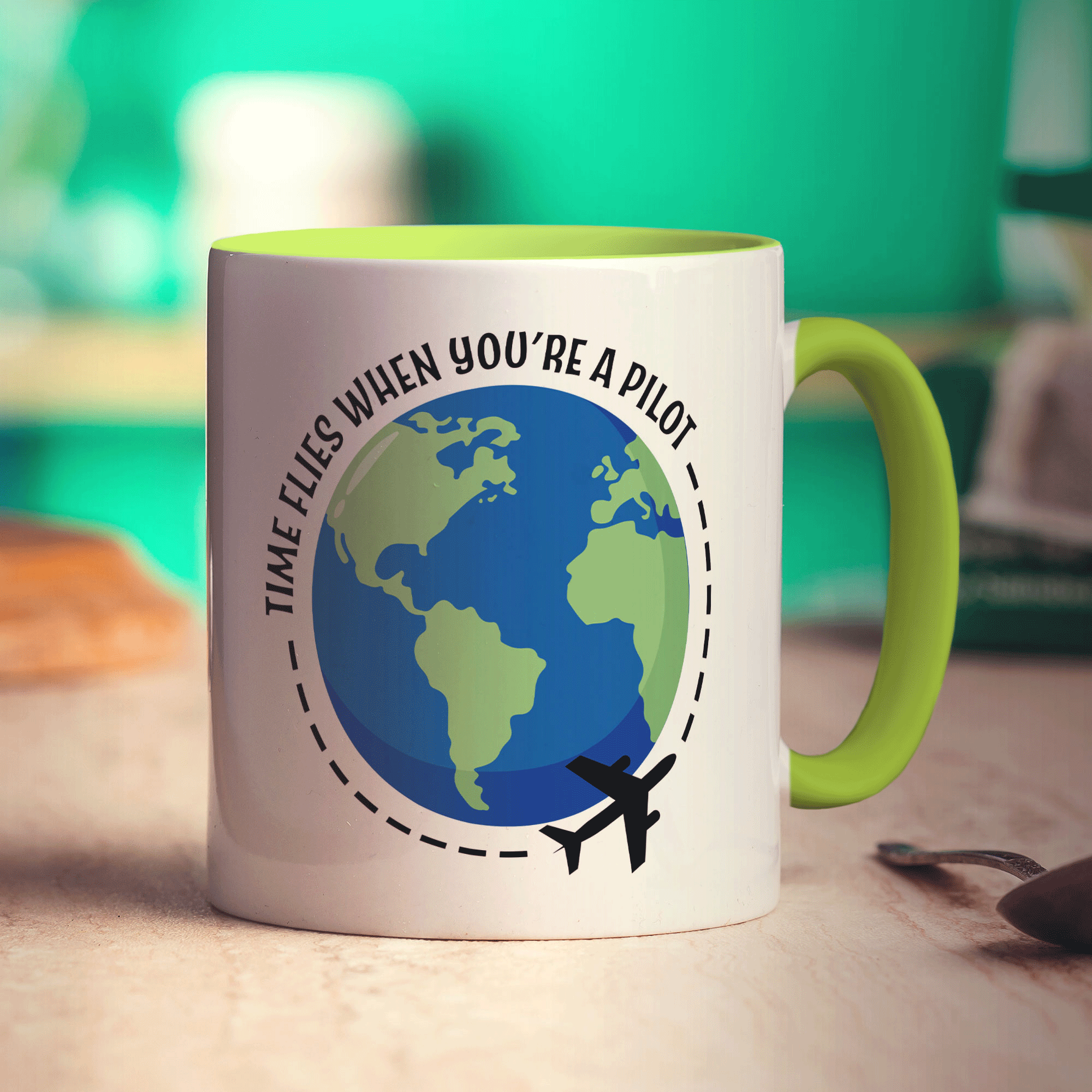 Time Flies When You're a Pilot Mug