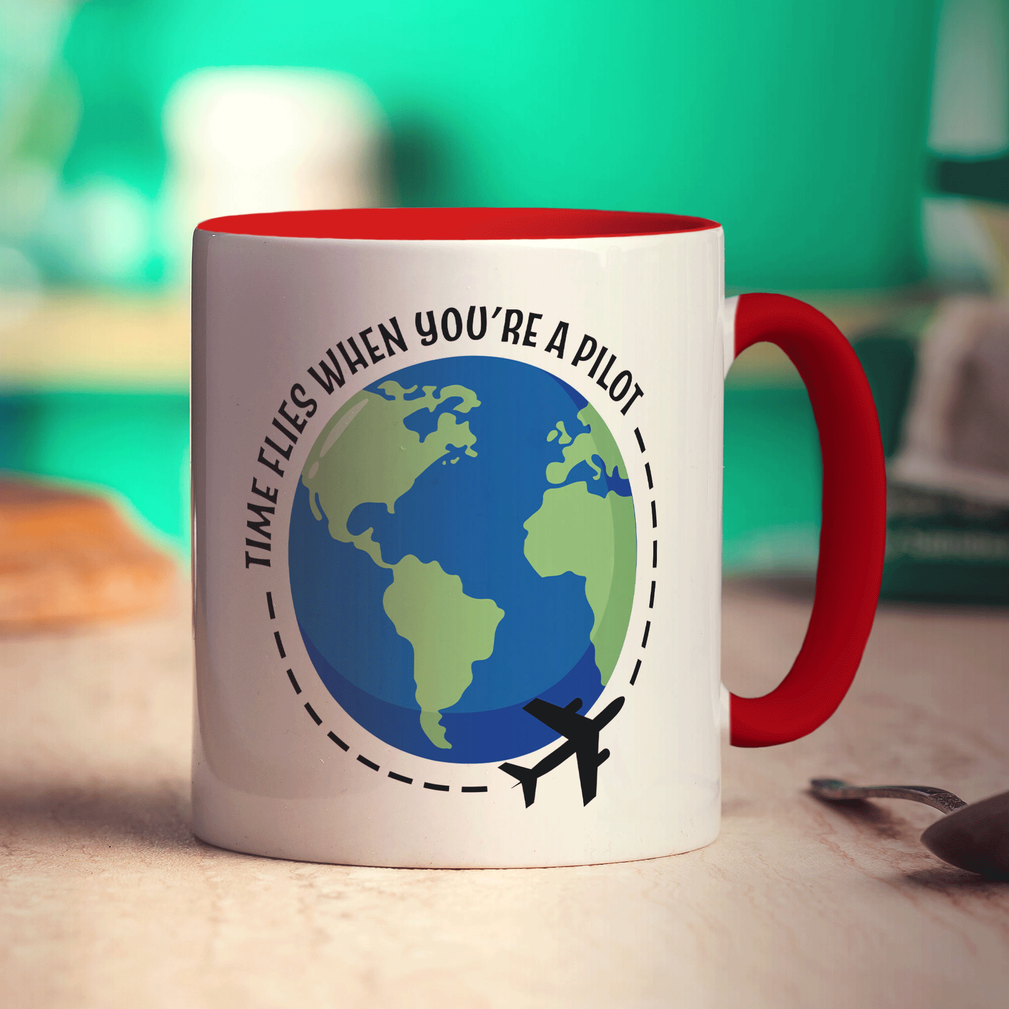 Time Flies When You're a Pilot Mug