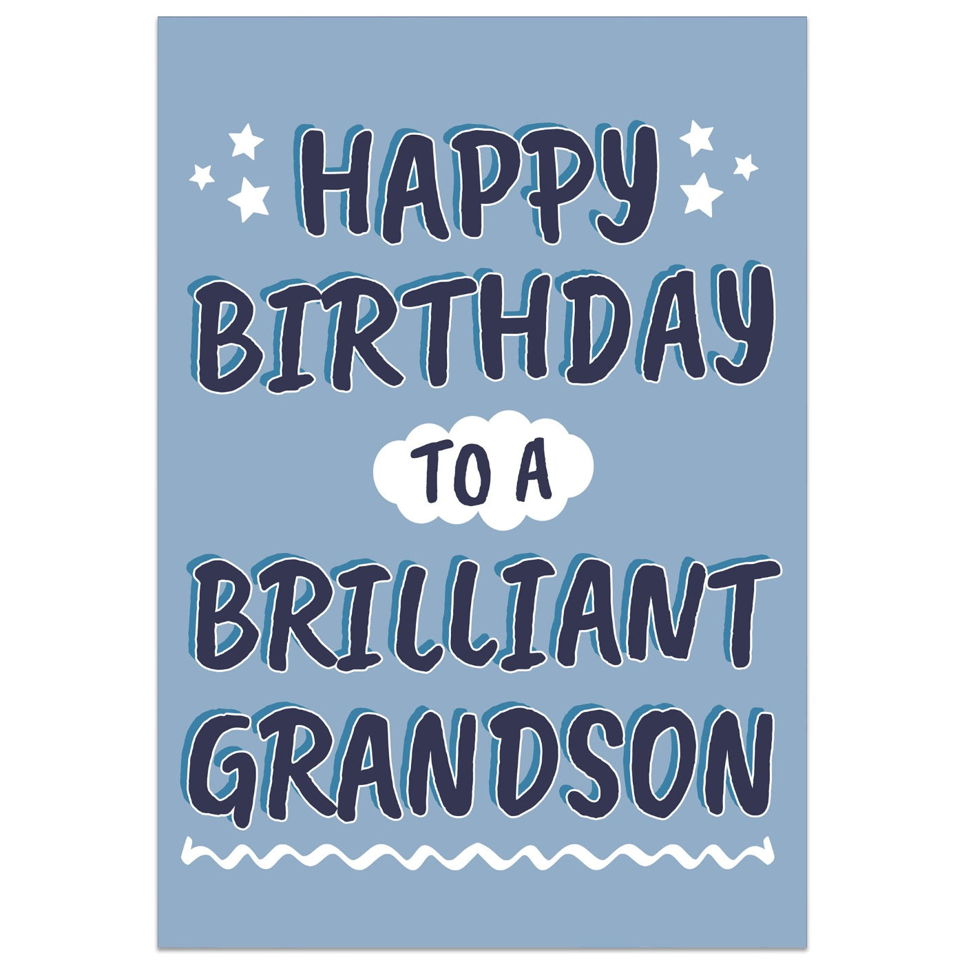 To a Brilliant Grandson Birthday Card