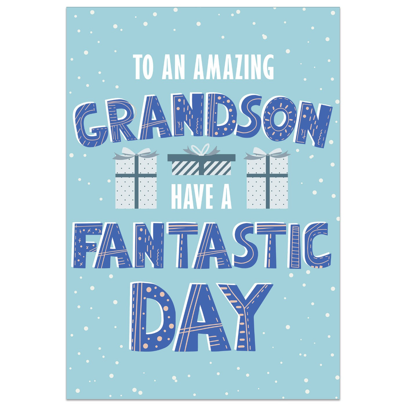 To an Amazing Grandson Birthday Card