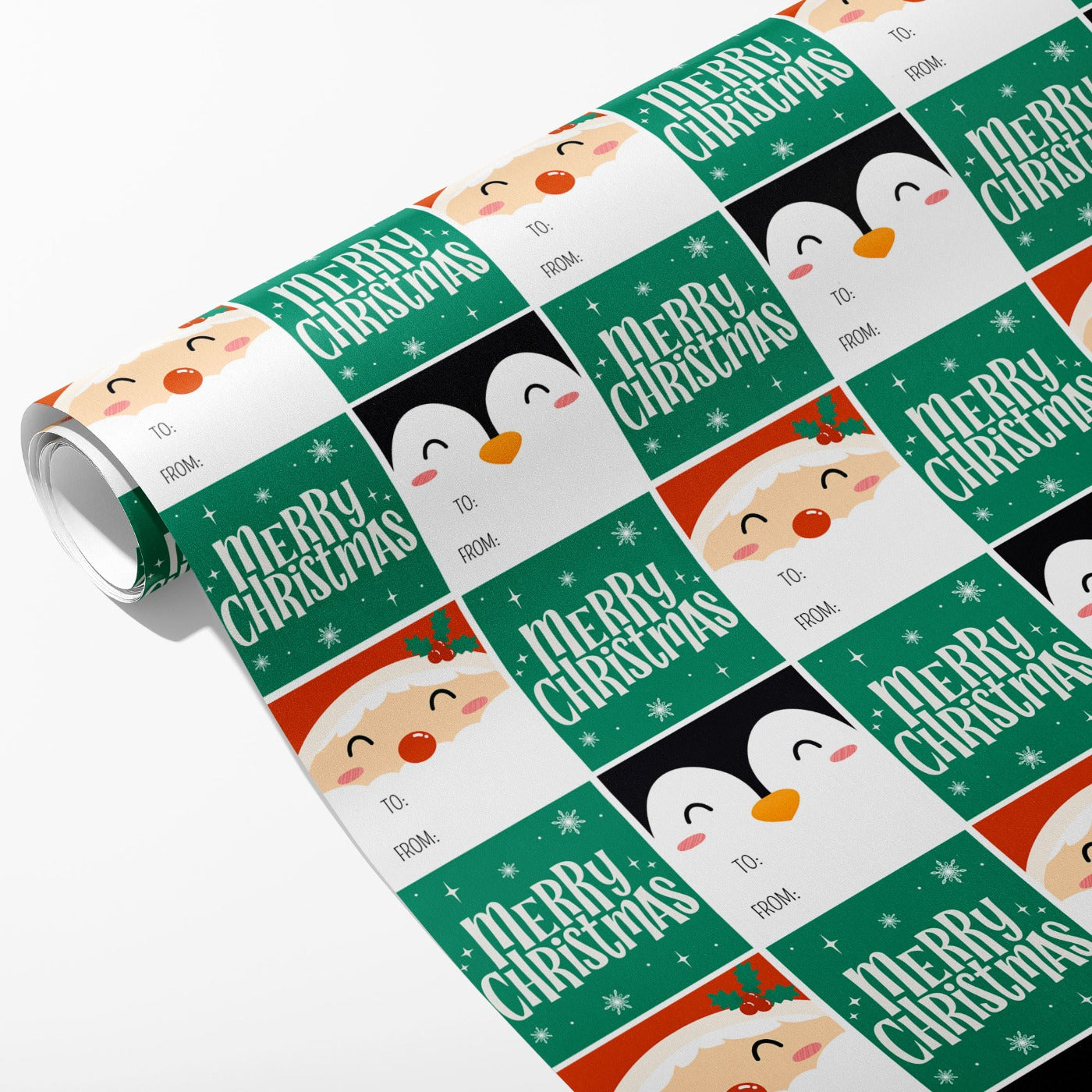 To and From Christmas Wrapping Paper