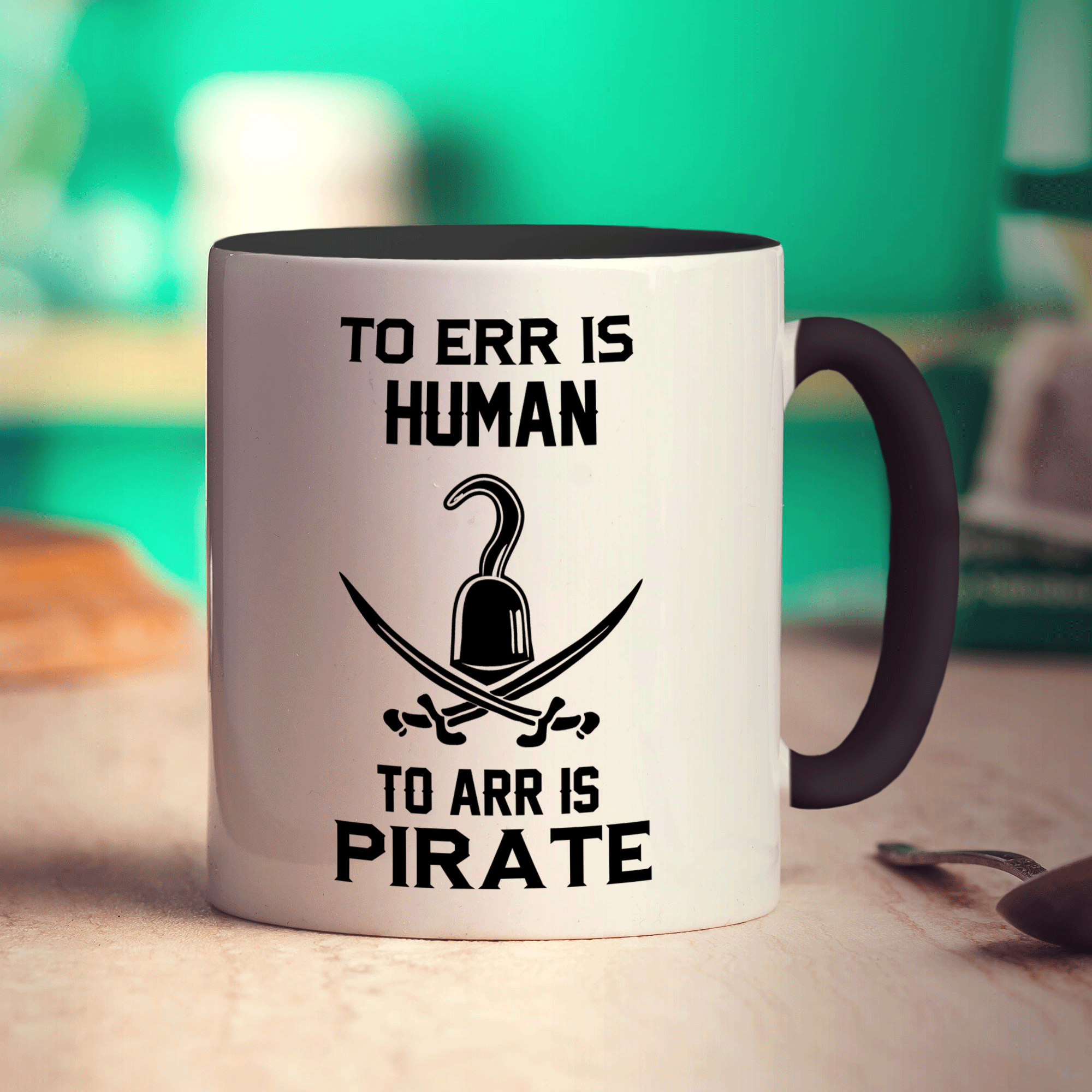 To Err is Human, To Arr is Pirate Mug