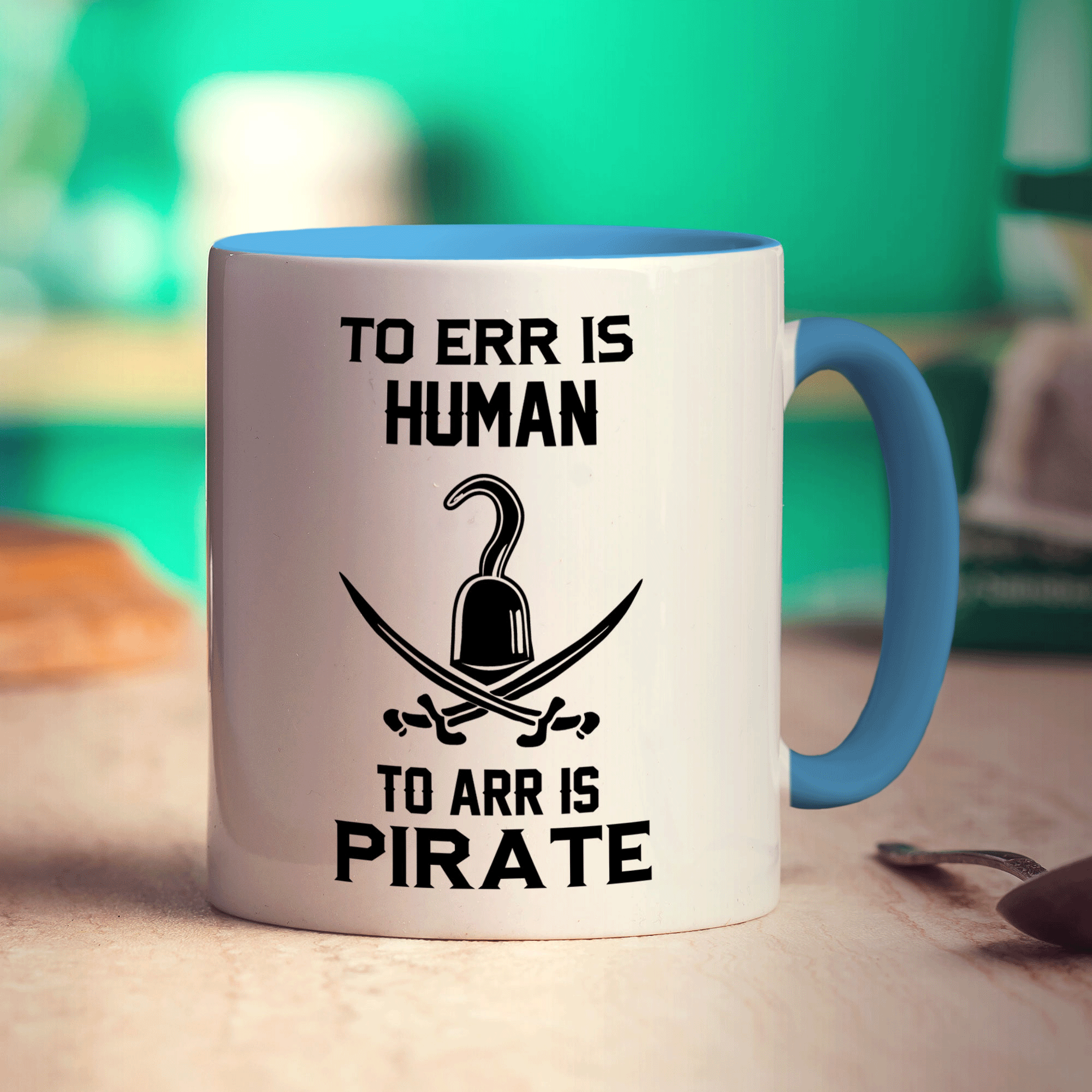 To Err is Human, To Arr is Pirate Mug