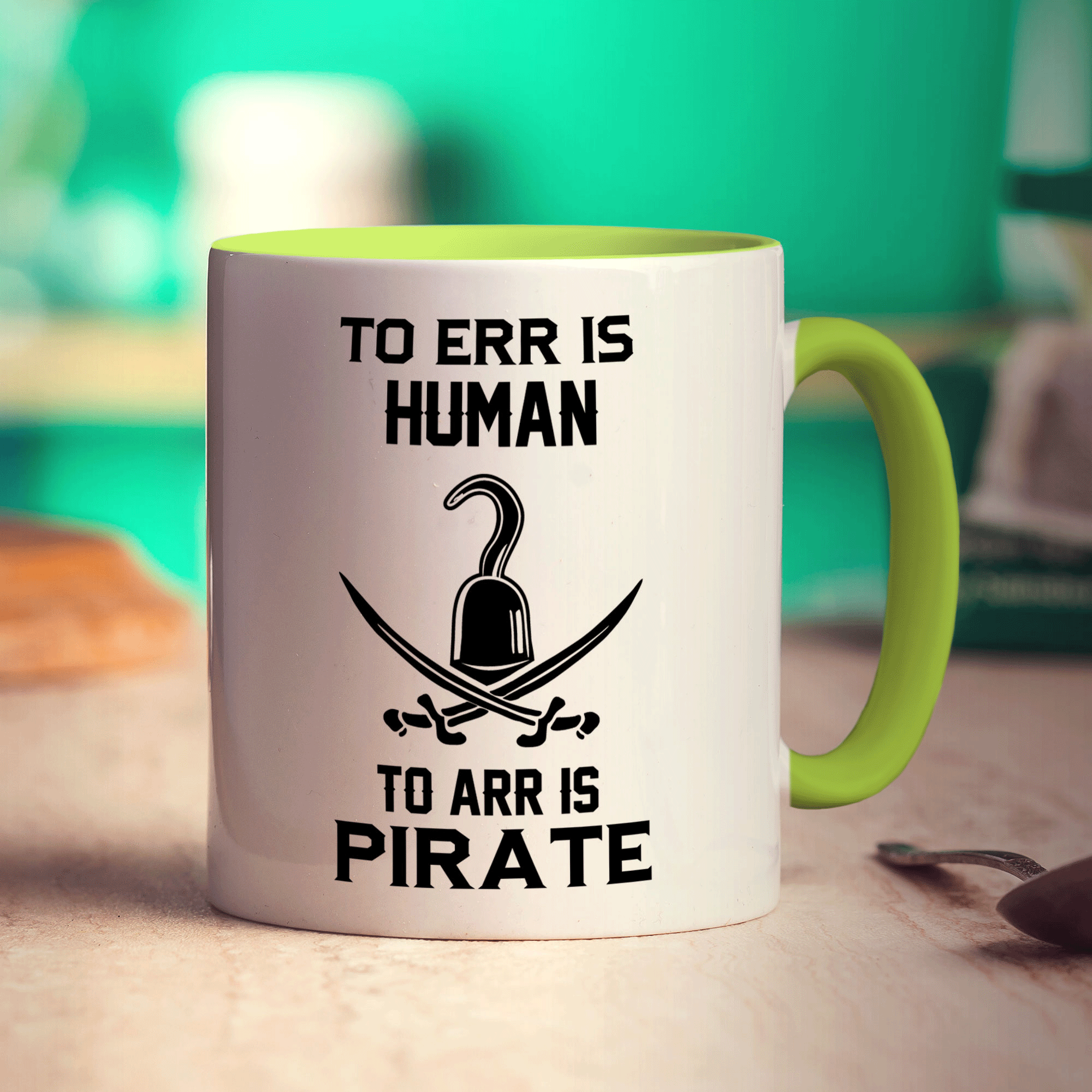 To Err is Human, To Arr is Pirate Mug