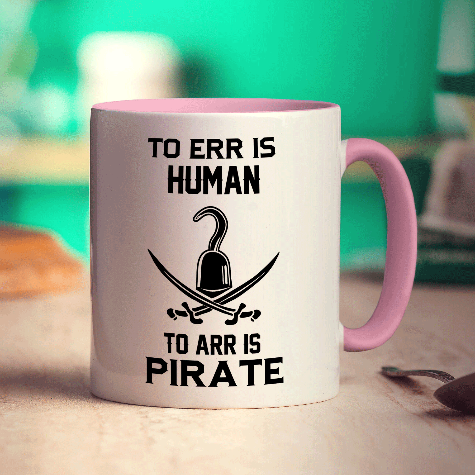 To Err is Human, To Arr is Pirate Mug