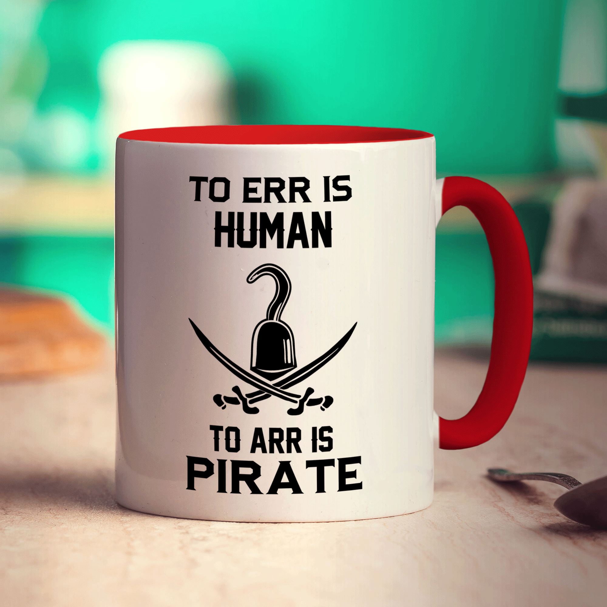 To Err is Human, To Arr is Pirate Mug